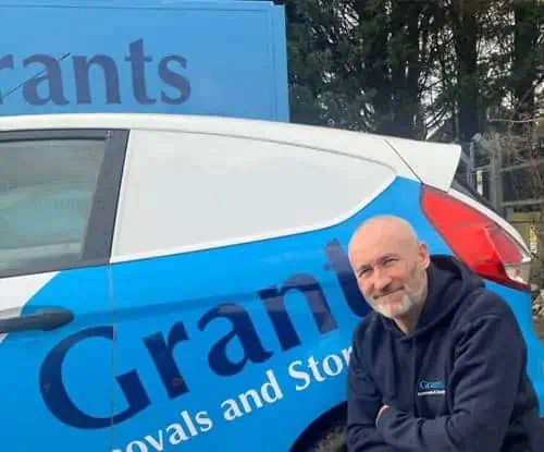 Del and Grants Removals vehicles